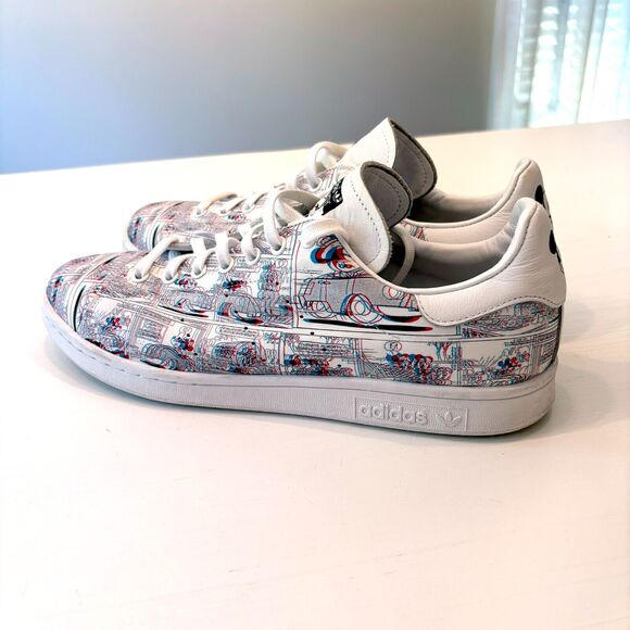 Adidas Men's‎ Stan Smith Disney 3D Limited Edition Mickey Mouse Sneakers Size 12 - Picture 2 of 10